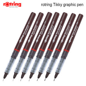 Rotring Tikky Graphic Pen Black Pigmented Ink Porous-Powerful Drawing Design Pen Cant Add Ink repeatedly