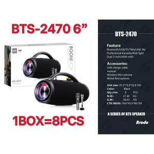 BTS-2532.2470 Bluetooth speaker Bass*1 Midrange*2 Treble*2 Speaker 5400mAh With two microphones