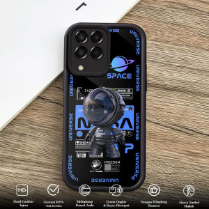 Case Premium Compatible For SAMSUNG M33 5G Motif AST Casing Softcase Glossy Anti Jamur