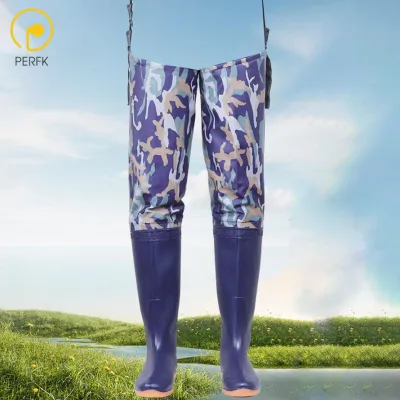 Perfk Fishing Waders Bootfoot PVC Waders for Agriculture Gardening