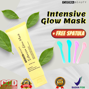 CLEORA INTENSIVE GLOW MASK 50ml menglowingkan (FREE SPATULA)