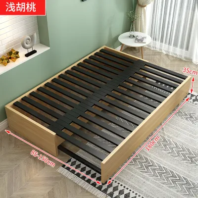 Solid wood sofa bed multifunctional retractable small-sized double pull-out bed sitting bench push-pull bed nap bed tatami
