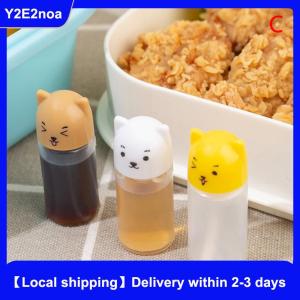 【Local shipping】 3PCS 2PCS Mini Seasoning Sauce Bottle Portable Tomato Ketchup Bottle Salad Dressing Container for Bento Lunch Box Kitchen Jars
