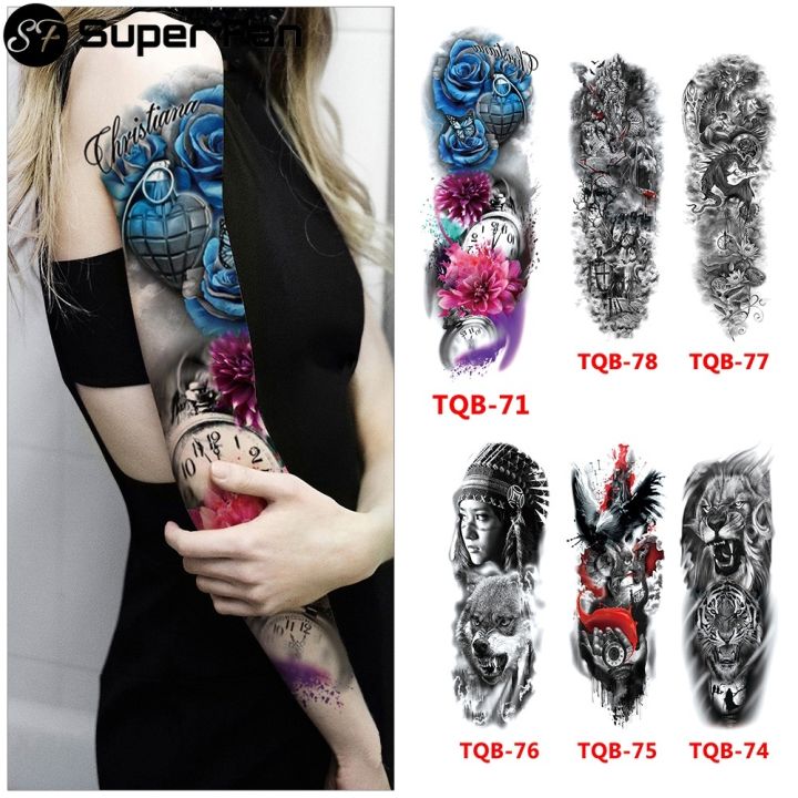 【Super fan】nhãn dán hình xăm vĩnh viễn không thấm nước 15 ngày ống tay ...