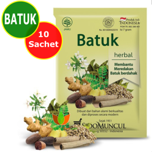 SIDOMUNCUL JAMU BATUK 10 SACHET OBAT HERBAL BERDAHAK DAHAK LENDIR GATAL GATAL DI TENGGOROKAN ALAMI TRADISIONAL DEWASA