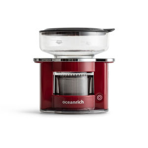 Oceanrich Coffee Maker S2 Automatic Single Serve Pour-over Portable  Coffee Dripper Reuseable Stainless Steel Coffee Pot Machine red