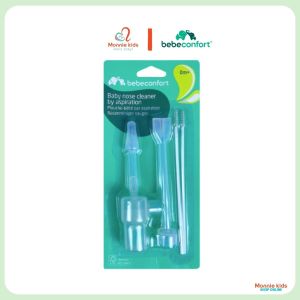 Hút Mũi Cho Bé Dạng Dây Bébé Confort Pháp Silicon Tự Nhiên An Toàn Cho Bé Từ Sơ Sinh (Tặng Kèm 2 Que Rửa Vệ Sinh)