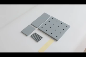 DIY Wall Shelf Rack Pegboard Hole Hardboard Perforated Board Wall Mount Storage Display Combination Easy Install Garage