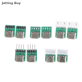【Jettingbuy】flash Sale 5 cái TYPE-C USB 3.1 16 pin nữ để 2.54mm Loại C kết nối 16 P Adapter bảng PCB cho cáp dữ liệu. 