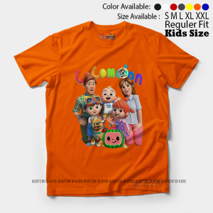 Baju Kaos Atasan Anak - Anak  Agatchi Motif Cocomelon