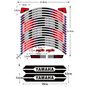 17 Inch Motorcycle Rim Stickers 17 Rim Wheel Decals EMOTIONAL Reflective Waterproof Jdm Decoration Accessories for KAWASAKI Versys 650 Bajaj Dominar 400 Honda NC750X YAMAHA 135LC YZFR3 Y16 Y16ZR Y15 Y15ZR SUZUKI Boulevard M90