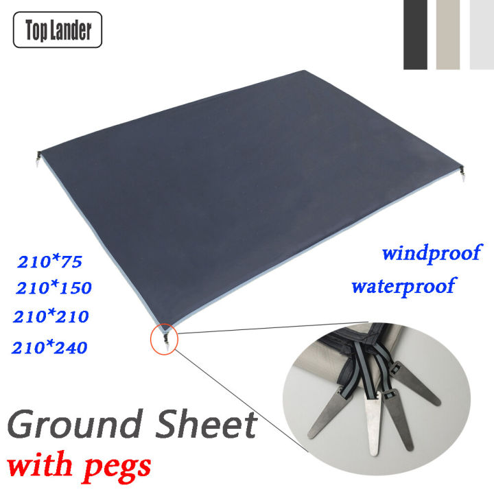 Ultralight Ground Sheet with Peg Waterproof Tent Footprint Mat Portable ...