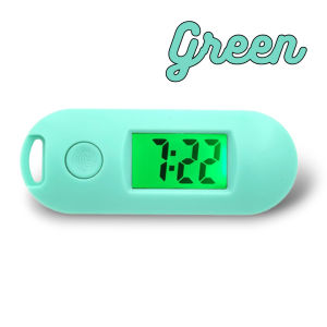 Digital Mini Clock Version 2 with LED Light LCD Display Time & Date Display with Keychain (Battery Included)
