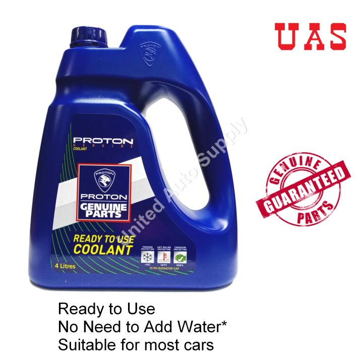 PROTON Coolant Ready to Use 4 Litres | Lazada