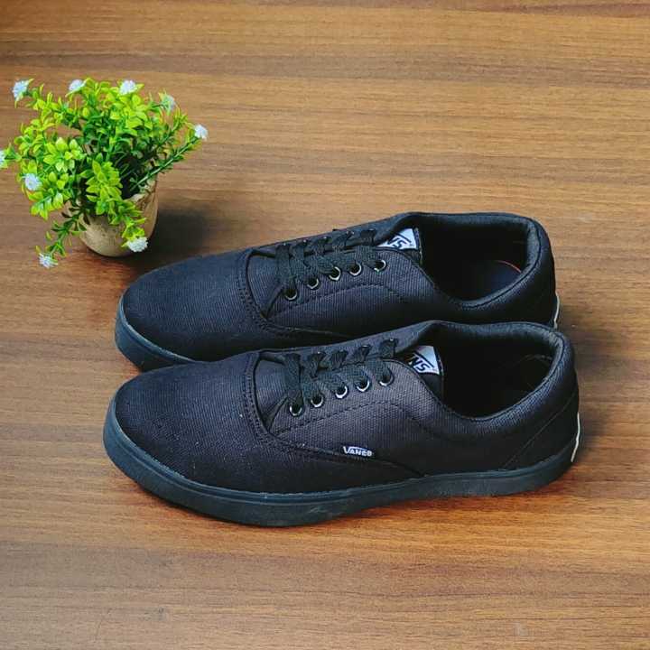 SEPATU VANS ERA AUTHENTIC WARNA FUL BLACK HITAM POLOS SEPATU