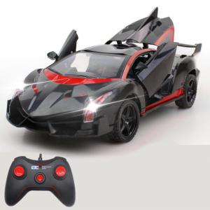 Car Toys 1pcs RC Lamborghini kereta kawalan jauh kereta control 1:18 4CH 23CM Childrens Remote Control Car Toy Drift Electric Police Car Racing Charging Remote Control Toy Boy Childrens Toy Car Gift