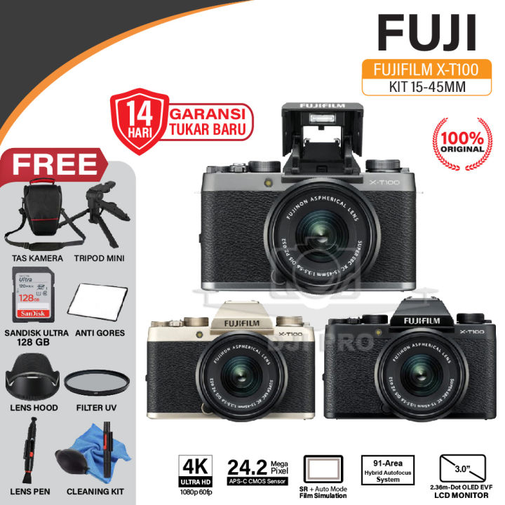 Digital Camera Xt100 Kit FUJIFILM X-T100 KIT 15-45MM FUJI