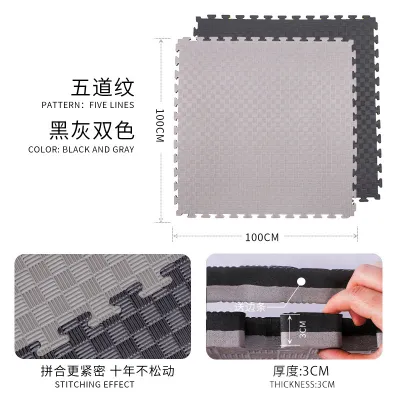 100x100x2.5cm Puzzle Mat Waterproof Thick EVA Foam Gym Mat Extra Thick Mat Baby Playmat