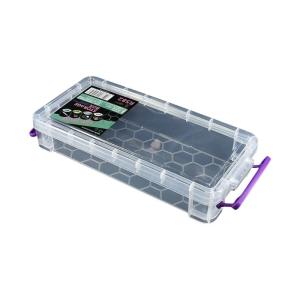 Thực tế hộp bút lưu trữ nhỏ hộp rõ ràng bút chì trường hợp hộp đựng bút chì hộp bút chì cho các bộ phận nhỏ