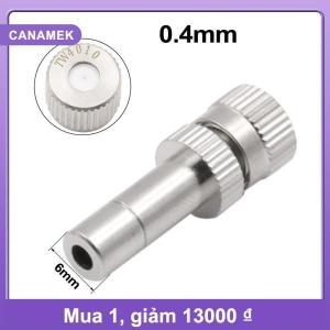 【CANAMEK】 10 cái vòi phun phun sương phun sương đầu dễ dàng cài đặt cho Patio vườn làm mát và rau hệ thống tưới nước