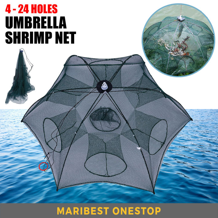 Portable Fishing Net Umbrella Net Fish Net Shrimp Net Fish Trap Net