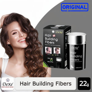 Original Dexe Black Color Hair Building Fiber 22gm Bottle For Men & Women