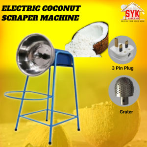 SYK Machine Electric Coconut Grinder Scraper Stand Mesin Elektrik Memarut Kelapa Mesin Parut Kelapa