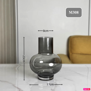 Bình bông lọ hoa thuỷ tinh đèn bão  bình cắm hoa thuỷ tinh trang trí bàn ăn phòng khách đẹp cao cấp