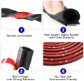 D-Shape Car Door Rubber Seal Strip,Black Automotive Weather Stripping with Self-Adhesive to Reduce Noise and Water-Leaking fit Most Car,Truck,SUV,RV,Boat and Home Application,18ft (18ft). 
