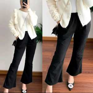 Fourteenid - Celana Cutbray Basic Pants Bahan Katun Twill Melar