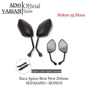 Kaca Spion Beat New Deluxe Harga Sepasang GRATIS SEPASANG KARET HANDLE -BDK-