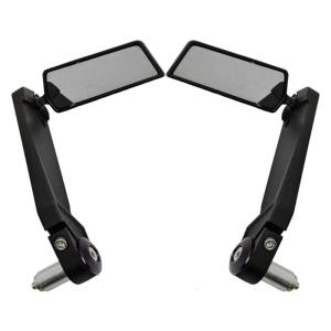 strong strength Aluminum Motorcycle Side Mirrors with Wide View Anti Scratch Glass Rotating Motorcycle Mirrors for Bikes