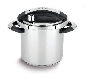 BUFFALO 8L New Pressure Cooker with 3 Accessories Stainless Steel 304 Quick Cooker 牛头牌8L欧式气压锅快锅 配有盖子和蒸夹