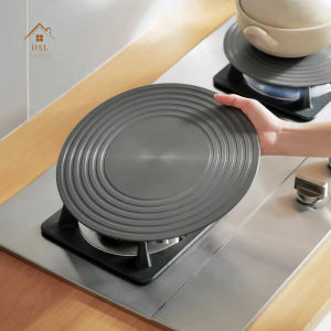 DXL Heat Conduction Plate Gas Stove Anti-burning Black Kitchen Stove Heating Plate Gasket Thawing Plate Pot