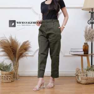 Annes Pants - Celana Wanita Kekinian Highwaist - Celana Basic Cewek Jumbo Murah