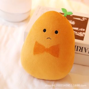 Mr Eggplant Fruit Face Soft Stuffed Plushies Toys Birthday For Her For Him Valentines 变脸网红可爱茄子土豆抱枕 茄子先生