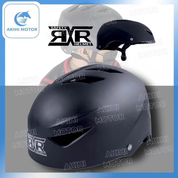 Bike Helmet New Model [AKIHI MOTOR] BIKE RXR NUTSHELL HELMET