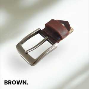 kepala sabuk ikat pinggang belt buckle cow leather simple