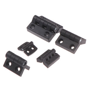 LEI 1PCS Small Hinges Black Mini Plastic Door Bearing Butt Cabinet ABS Hinge