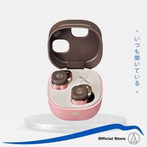 Audio-Technica ATH-SQ1TW2 True Wireless In-Ear Headphones with Low Latency Waterproof and Bluetooth Connectivity