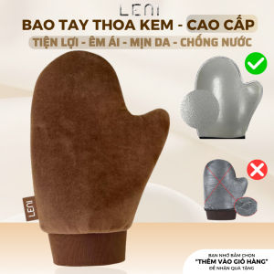 Bao Tay Thoa Kem LENI Cao Cấp – Mịn Da Chống Nước Ôm Tay Chắc Chắn Găng tay Bôi Kem Body