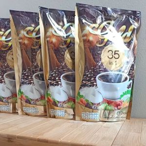 Luxica Coffee 35 in 1 สูตรใหม่ กาแฟลูซิก้า 2 ห่อ ( 30 ซอง ) 539 บาท มีเก็บปลายทาง