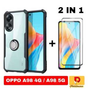 PAKET 2 INC 1 CASE OPPO A18 2023 / OPPO A98 4G / OPPO A98 5G 2023 / OPPO A38 4G / OPPO A38 4G NFC 2023 / OPPO A58 4G / OPPO A78 4G / OPPO A17 / OPPO A17K SOFT HARD CASE SUPER SLIM EXCELLENT RINGK