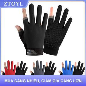 【ZTOYL】 Găng tay câu cá mùa hè cho nam Găng tay tập thể dục đạp xe thoáng khí chống nắng chống nắng hai ngón cho nam nữ