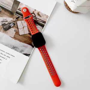 VUAERANG Silicone Strap Elastic Belt Compatible for Apple Watch Band 45mm/41mm 44mm/40mm 42mm/38mm Breathable Solo Loop for i Watch Bracelet Series 7 6 SE 5 4 3 2 1