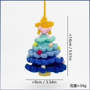 Pendant Unique Small Ornaments Decoration Plush Handmade Crochet Home Ambiance Creation