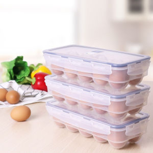 SUPER LOCK แท้100% กล่องเก็บไข่10 ใบ ที่เก็บไข่ ให้ไข่สดนานขึ้น ป้องกันแบคทีเรียวางซ้อนได้ Egg Storage ถาดไข่ แผงไข่