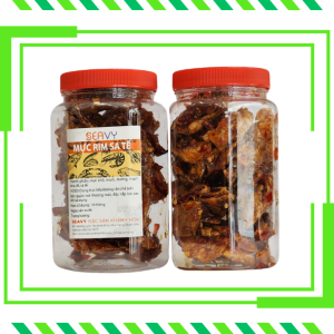 Mực rim sa tế hộp 500 gram Đặc sản Nha Trang   - Cá Cơm Khô Nha Trang