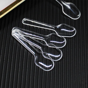 50pcs Square Clear Mousse Cups 50ml Plastic Dessert Cup Mousse Tableware Wedding Party