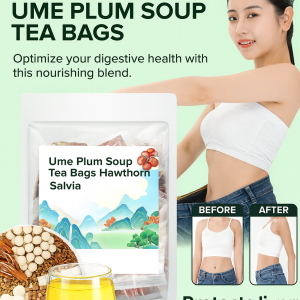 Lotus Leaf Tea Dan Shen Hawthorn Plum Soup Tea Bags Licorice Lotus Leaf Tea